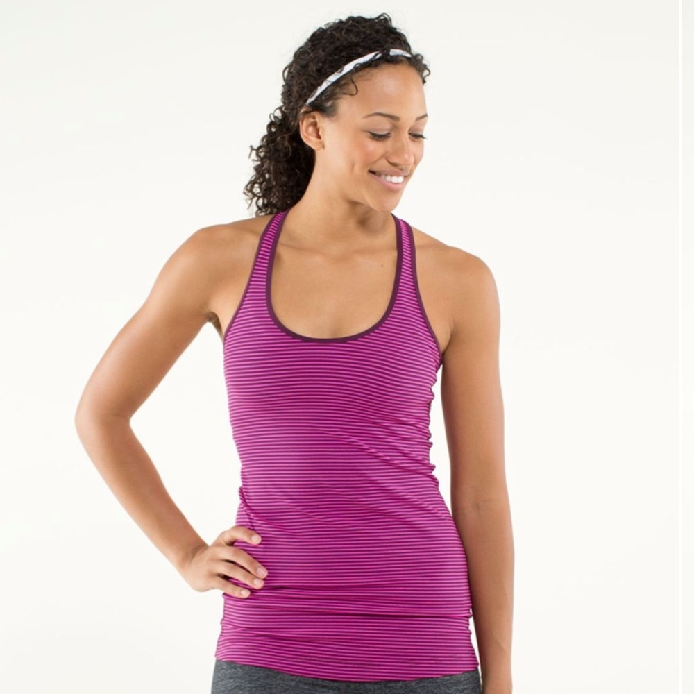 lululemon athletica Cool Racerback Tank Raspberry Glo Light